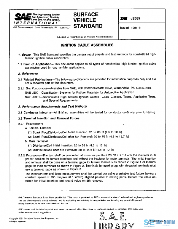 SAE J2032_199111 PDF SAE J2032_199111 PDF