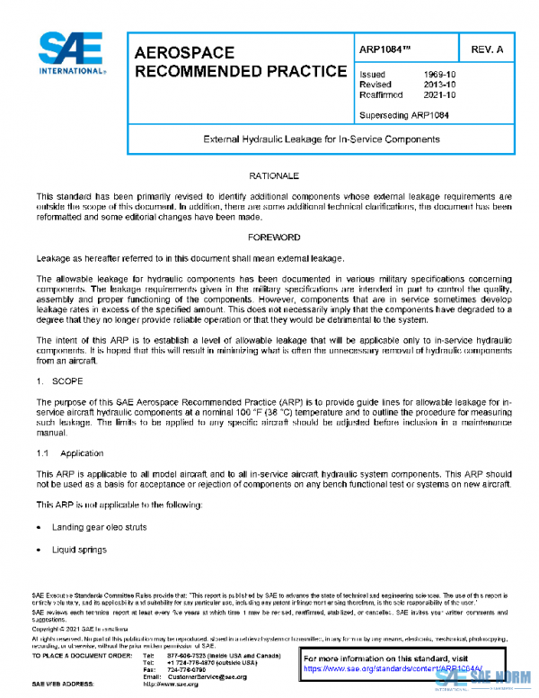 SAE ARP1084A PDF