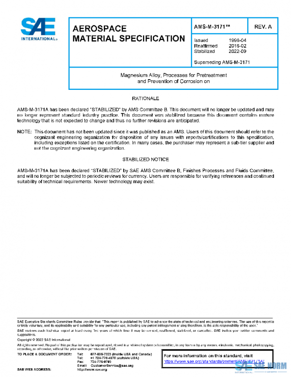 SAE AMSM3171A PDF