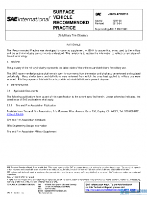 SAE J2013_201304 PDF
