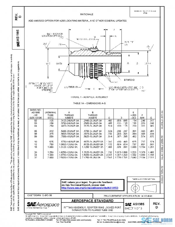 SAE AS1985D PDF