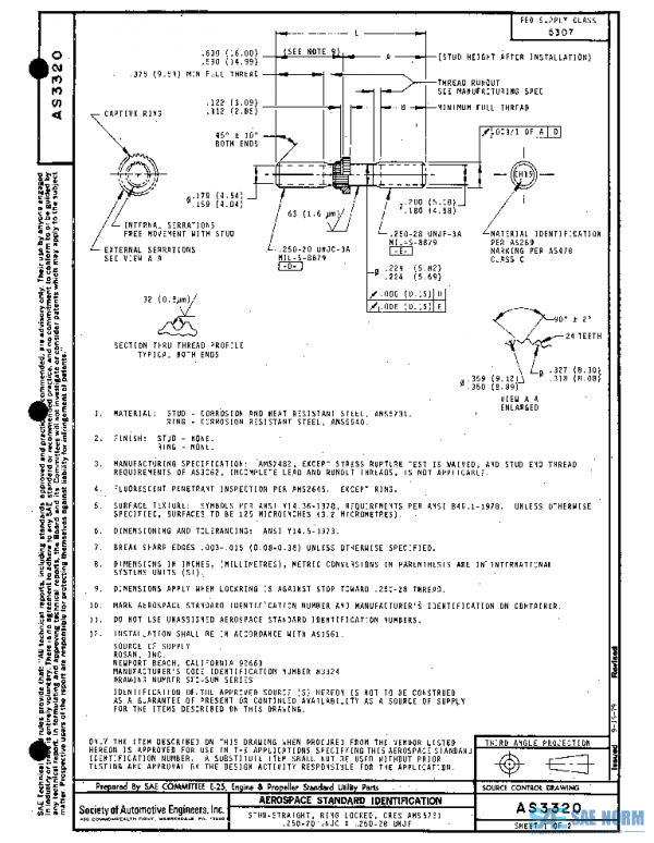 SAE AS3320 PDF