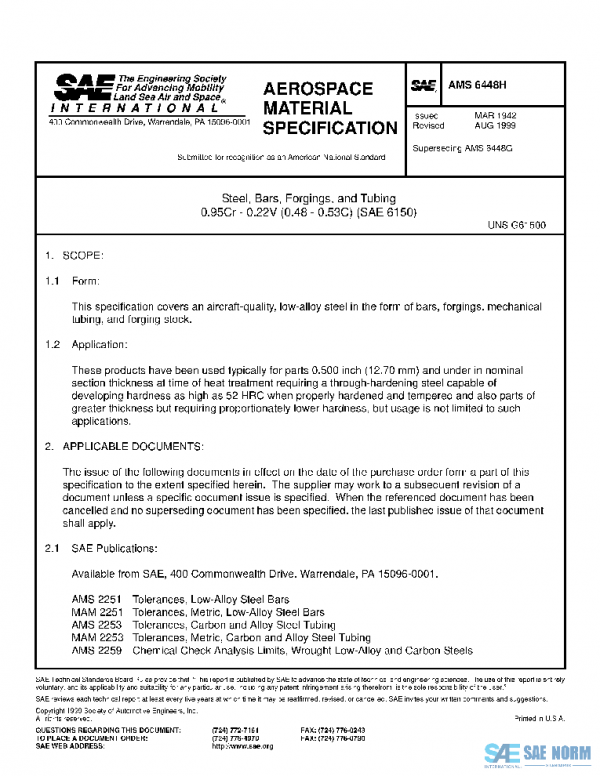 SAE AMS6448H PDF