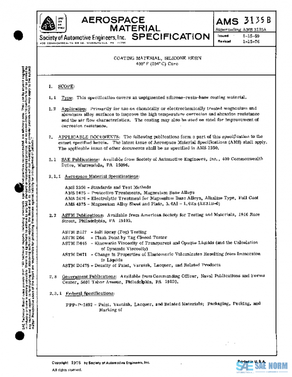 SAE AMS3135B PDF