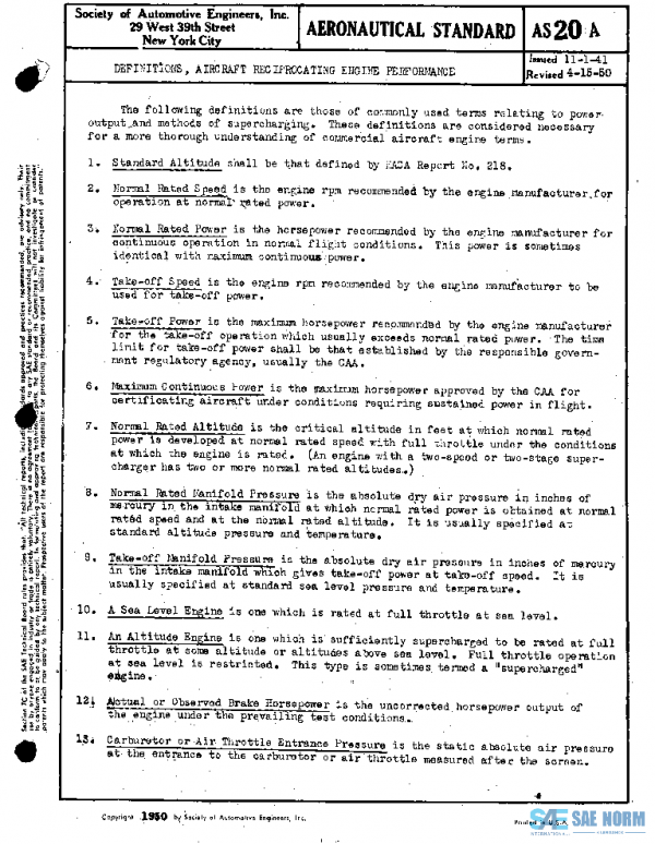 SAE AS20A PDF SAE AS20A PDF
