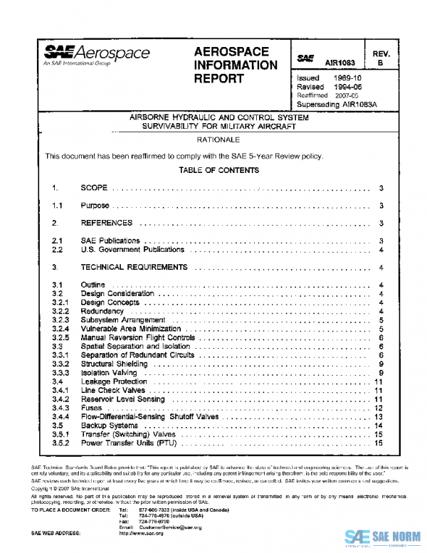 SAE AIR1083B PDF