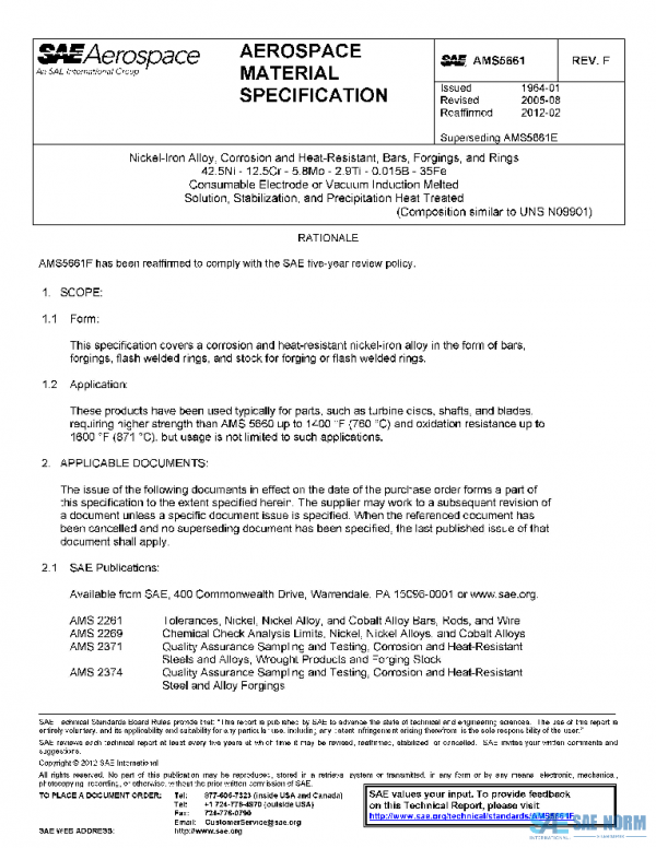 SAE AMS5661F PDF