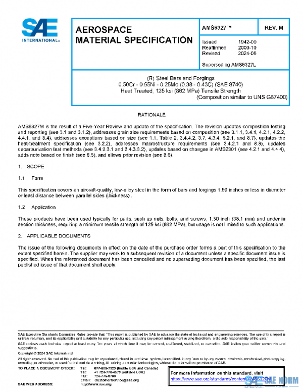 SAE AMS6327M PDF