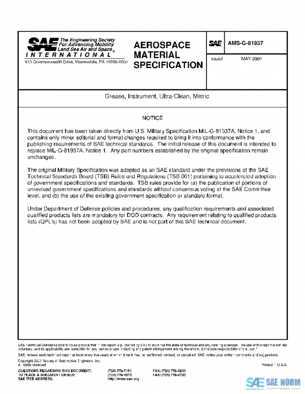 SAE AMSG81937 PDF