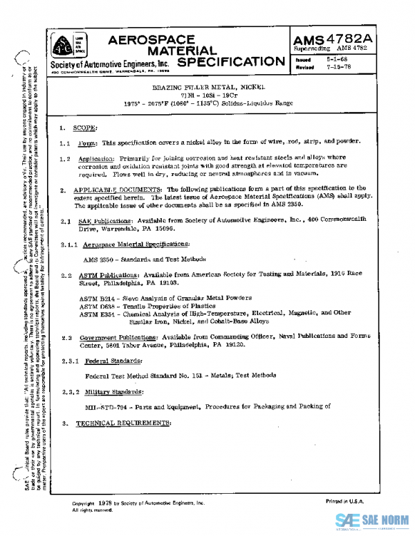 SAE AMS4782A PDF