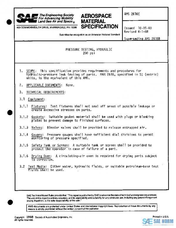 SAE AMS2616C PDF SAE AMS2616C PDF