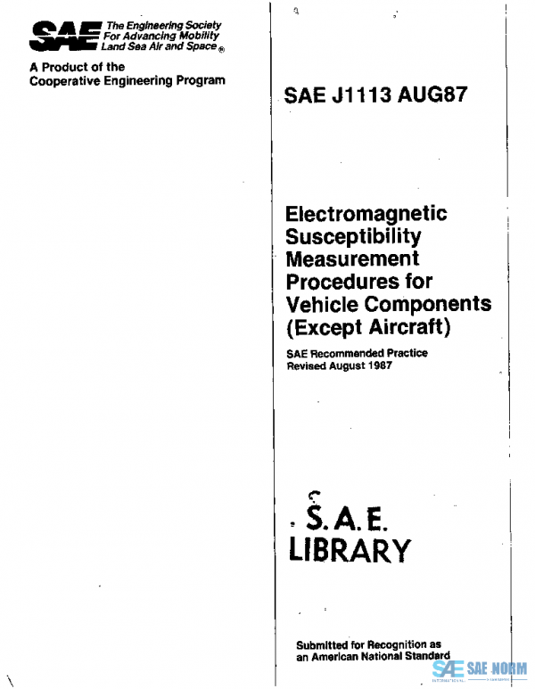 SAE J1113_198708 PDF SAE J1113_198708 PDF