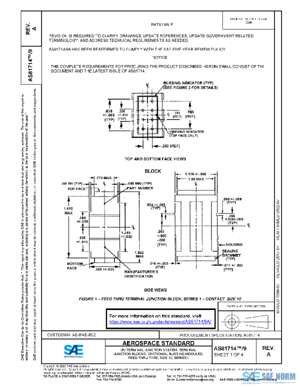 SAE AS81714/9A PDF SAE AS81714/9A PDF