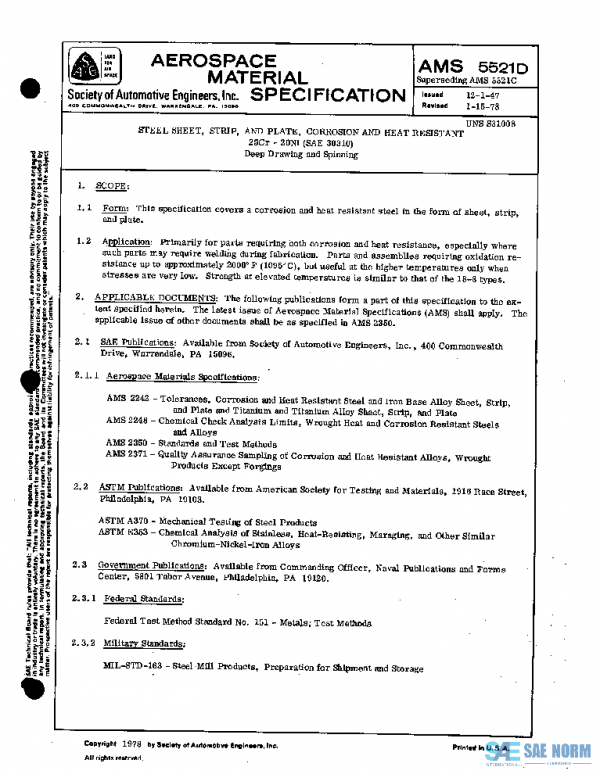 SAE AMS5521D PDF