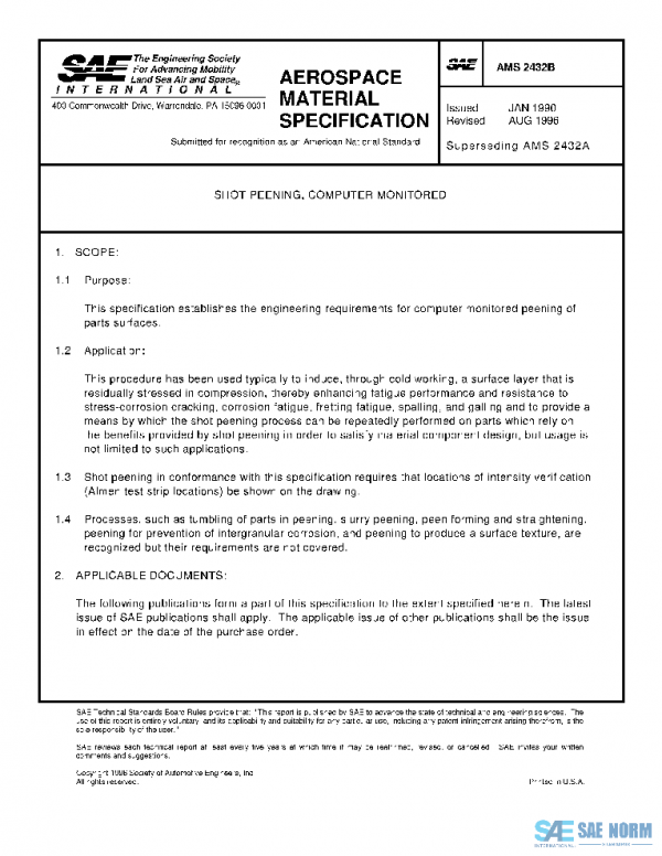 SAE AMS2432B PDF SAE AMS2432B PDF