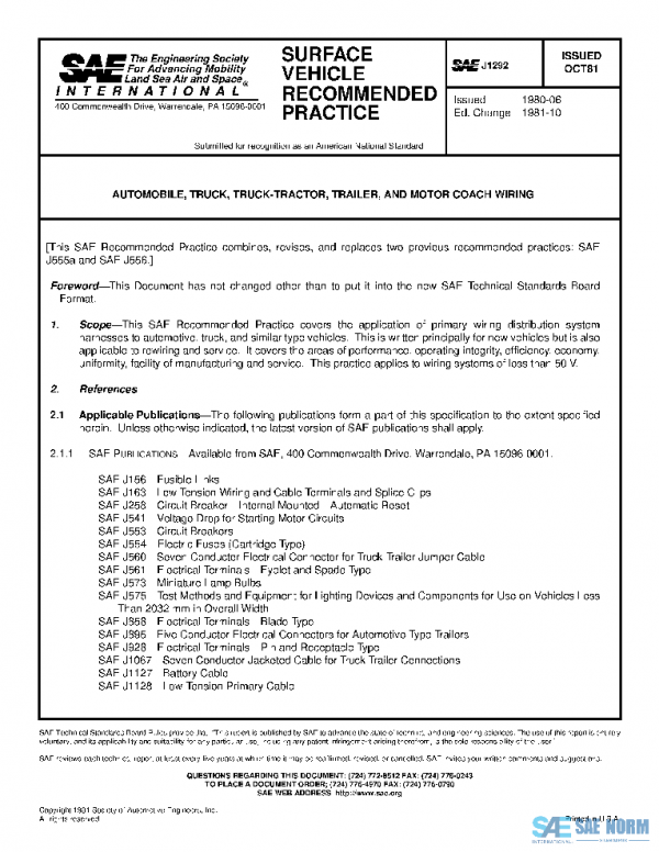 SAE J1292_198110 PDF