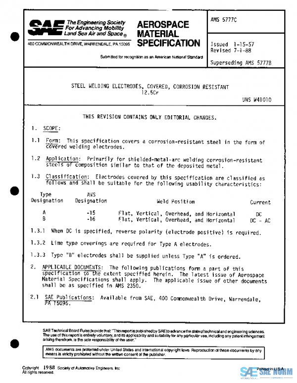 SAE AMS5777C PDF SAE AMS5777C PDF