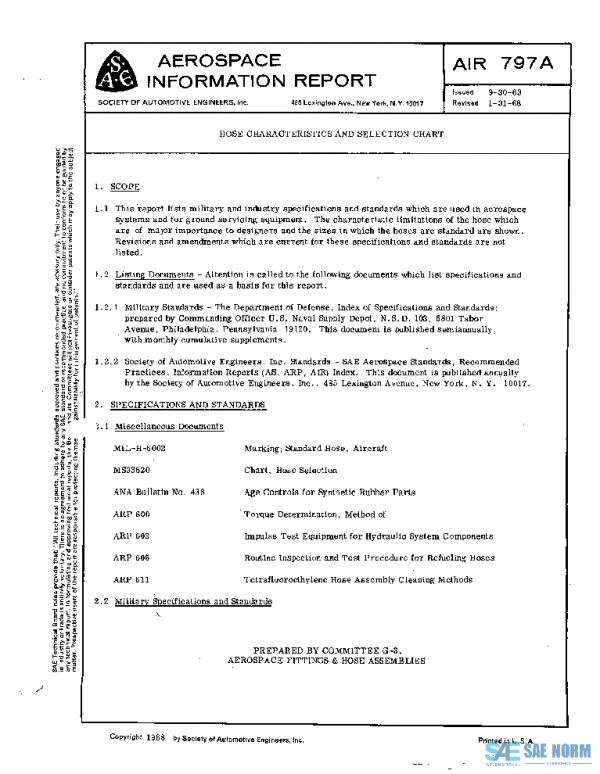 SAE AIR797A PDF SAE AIR797A PDF