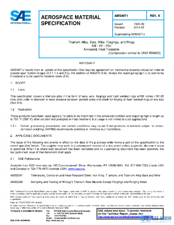 SAE AMS4971K PDF