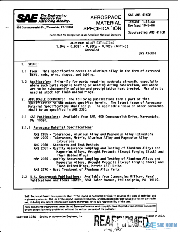 SAE AMS4160E PDF SAE AMS4160E PDF