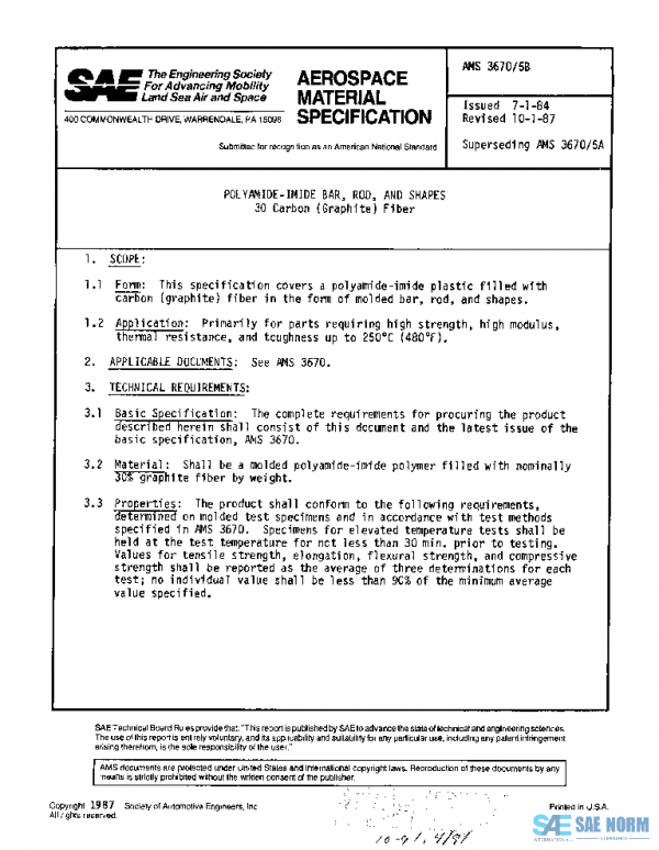 SAE AMS3670/5B PDF