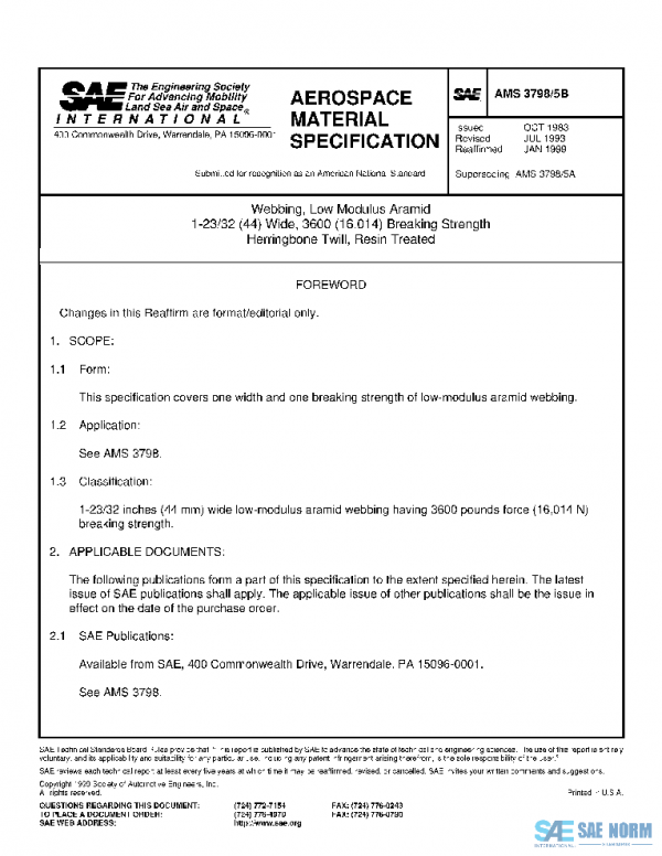 SAE AMS3798/5B PDF
