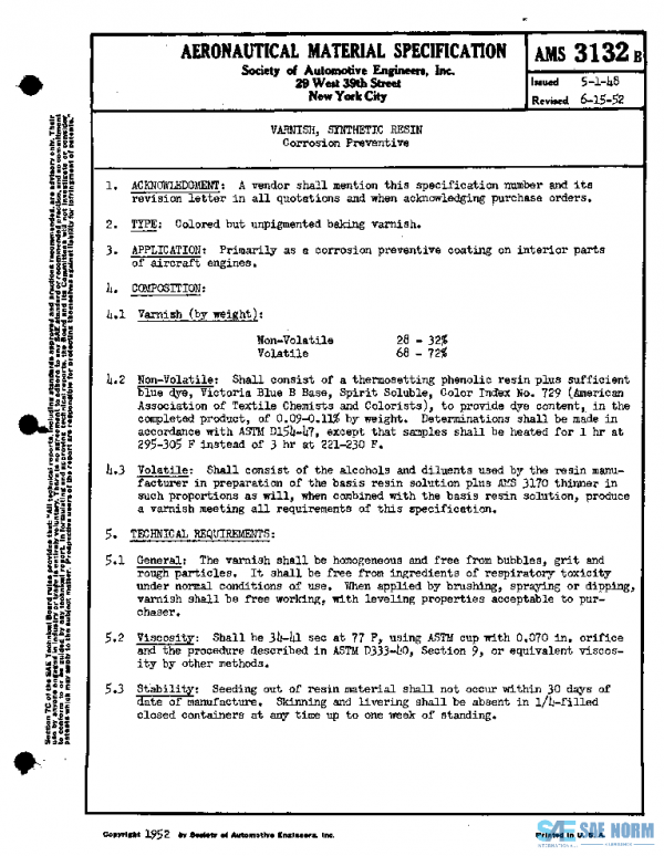 SAE AMS3132B PDF SAE AMS3132B PDF