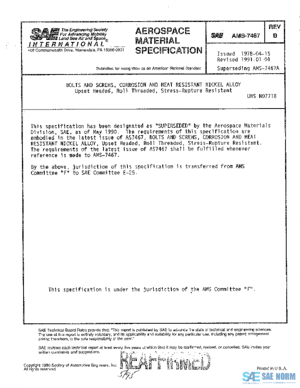 SAE AMS7467B PDF