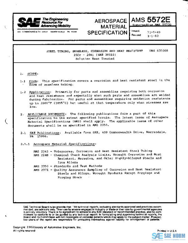 SAE AMS5572E PDF SAE AMS5572E PDF