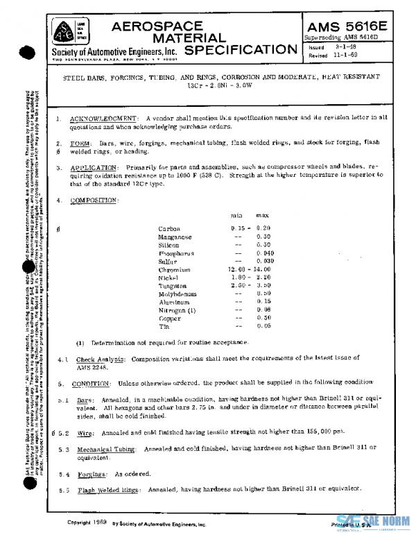 SAE AMS5616E PDF