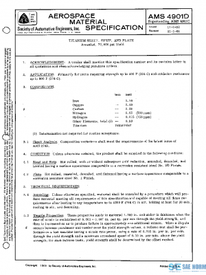 SAE AMS4901D PDF