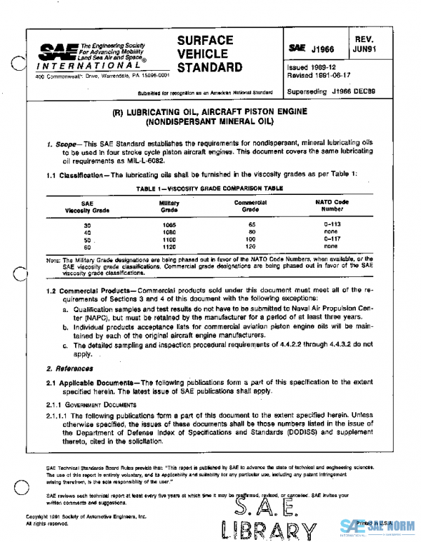 SAE J1966_199106 PDF