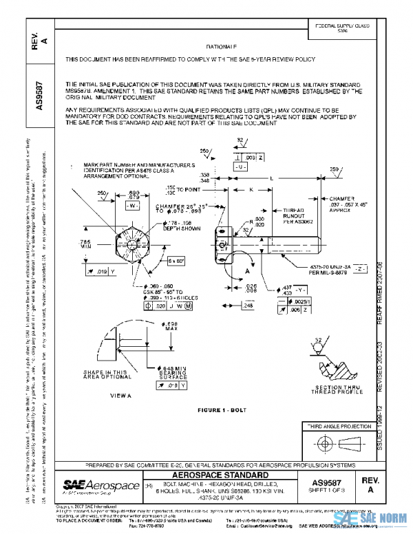 SAE AS9587A PDF