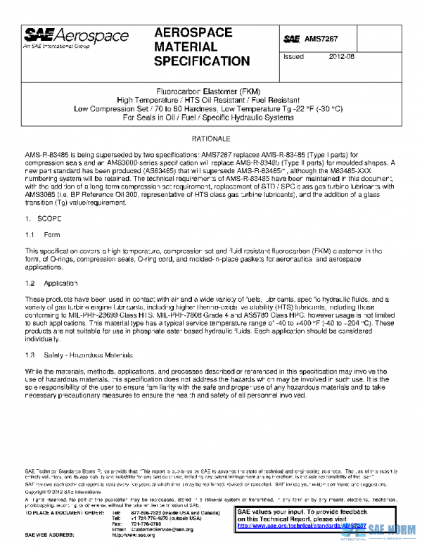 SAE AMS7287 PDF