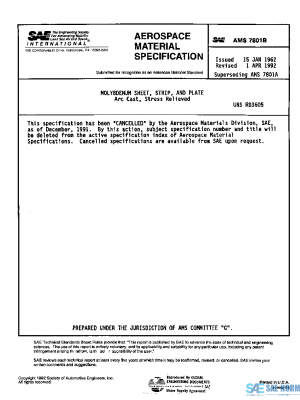 SAE AMS7801B PDF