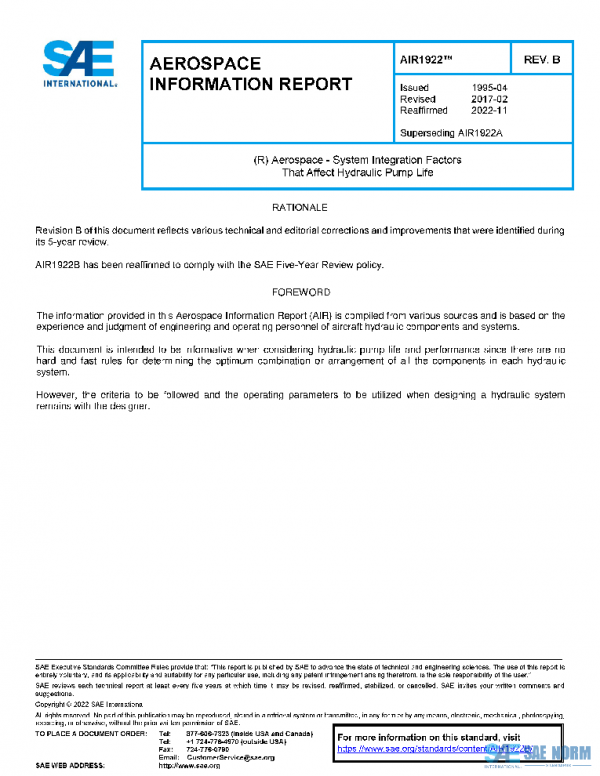 SAE AIR1922B PDF