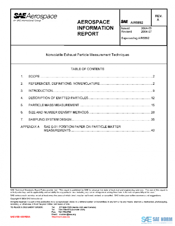 SAE AIR5892A PDF