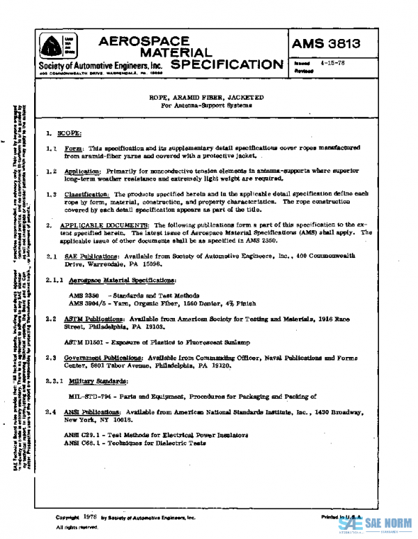 SAE AMS3813 PDF