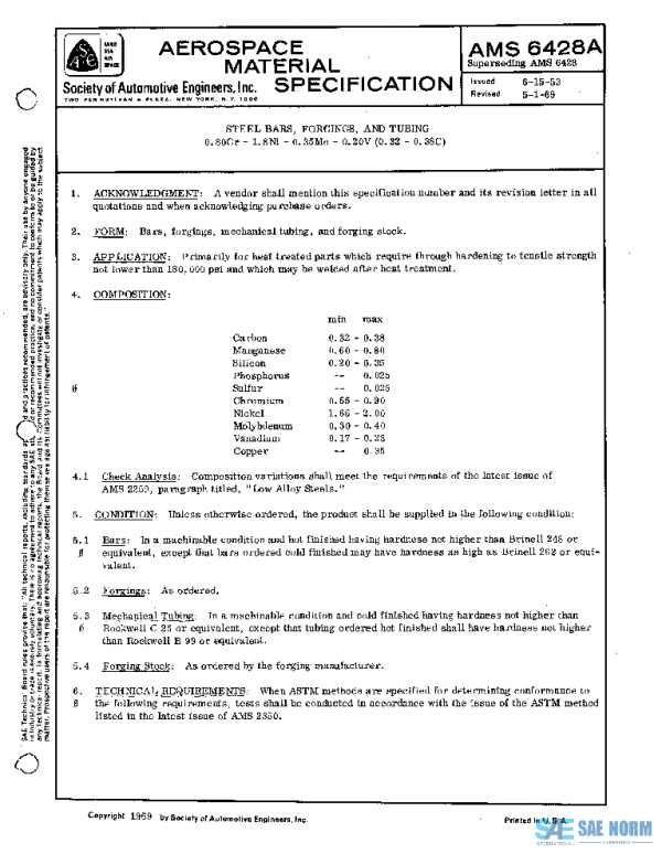 SAE AMS6428A PDF