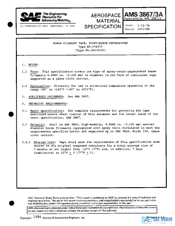 SAE AMS3867/3A PDF