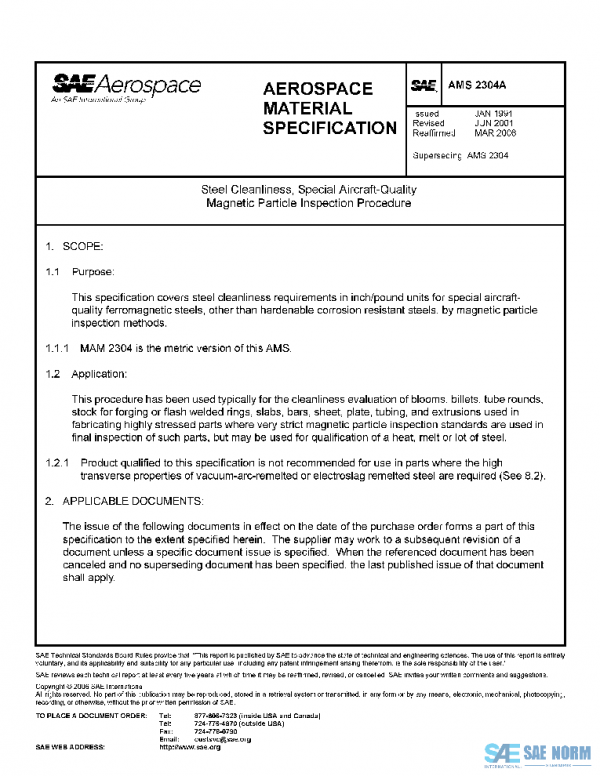 SAE AMS2304A PDF