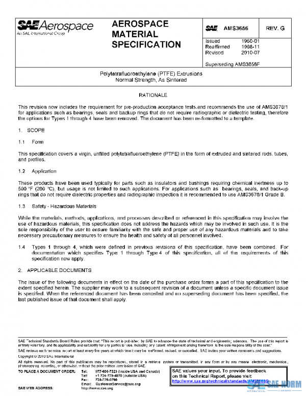 SAE AMS3656G PDF SAE AMS3656G PDF