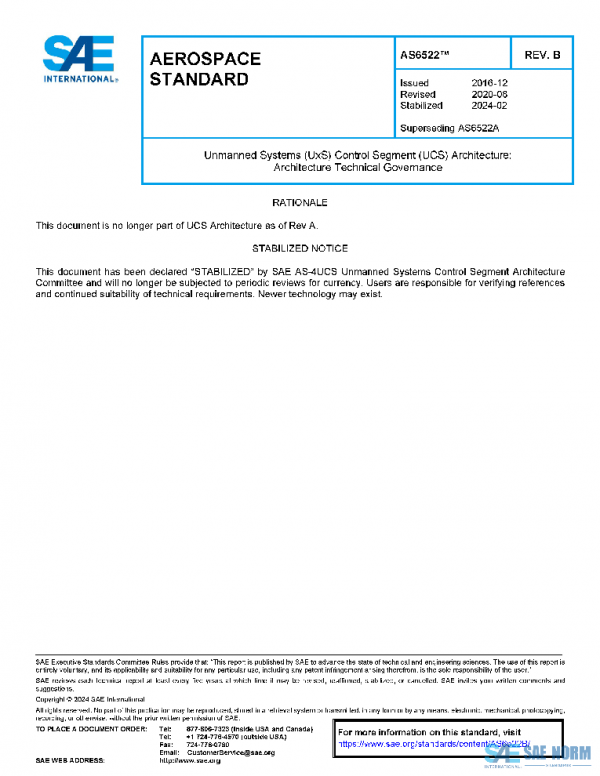 SAE AS6522B PDF SAE AS6522B PDF