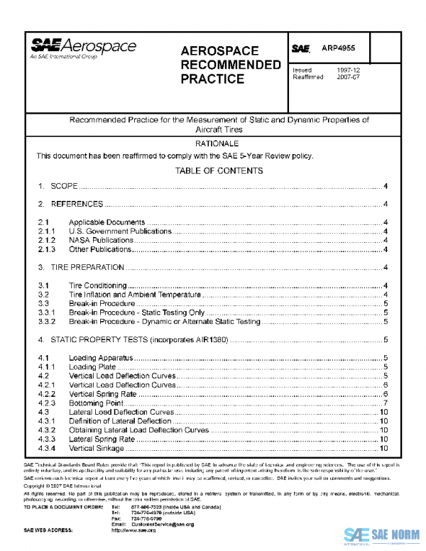 SAE ARP4955 PDF SAE ARP4955 PDF