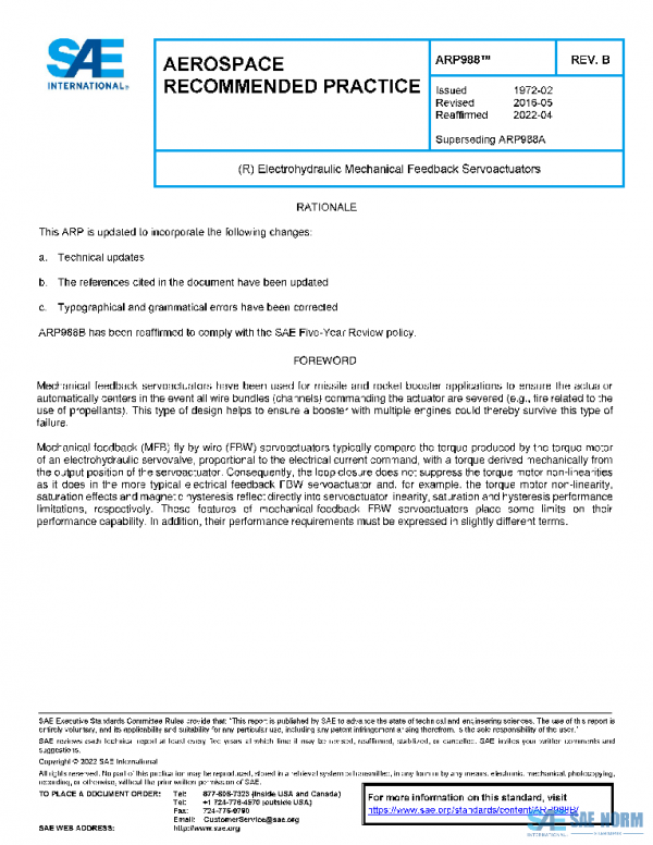 SAE ARP988B PDF