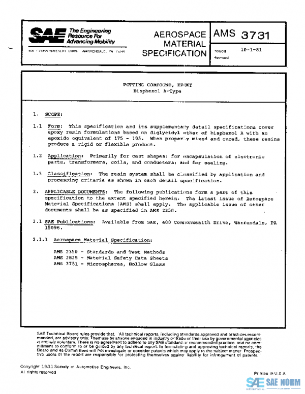 SAE AMS3731 PDF