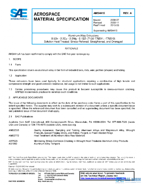 SAE AMS4415A PDF
