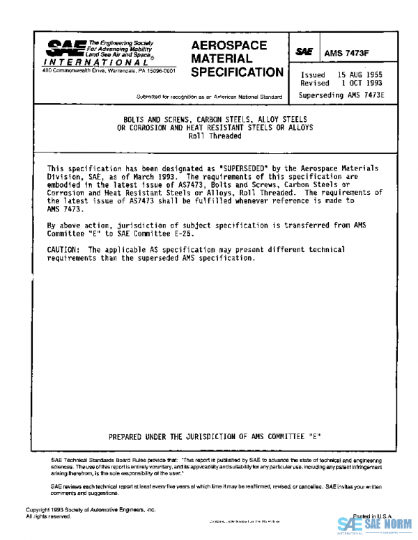SAE AMS7473F PDF