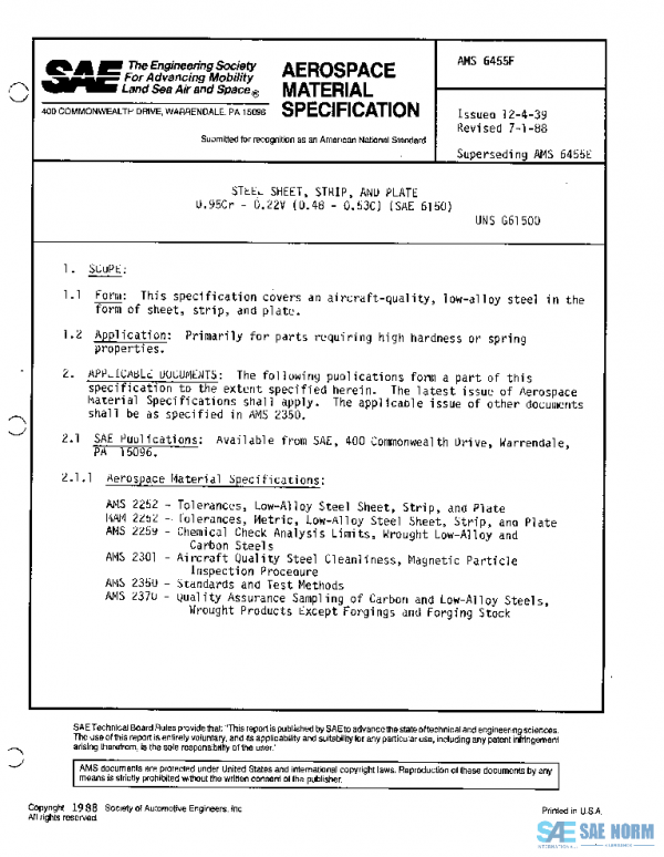 SAE AMS6455F PDF