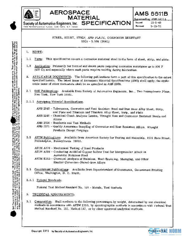 SAE AMS5511B PDF